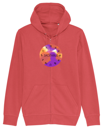 Sagitarius Astrological Sign/SAGITARIUS/Zodiac Carmine Red