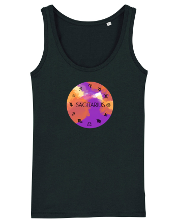 Sagitarius Astrological Sign/SAGITARIUS/Zodiac Black