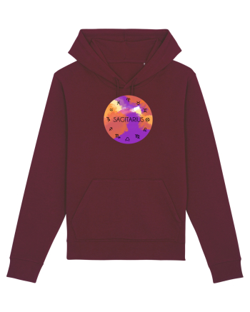 Sagitarius Astrological Sign/SAGITARIUS/Zodiac Burgundy