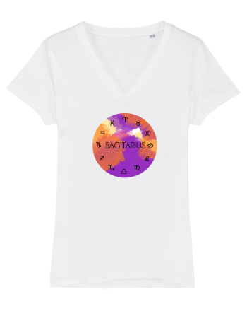 Sagitarius Astrological Sign/SAGITARIUS/Zodiac White