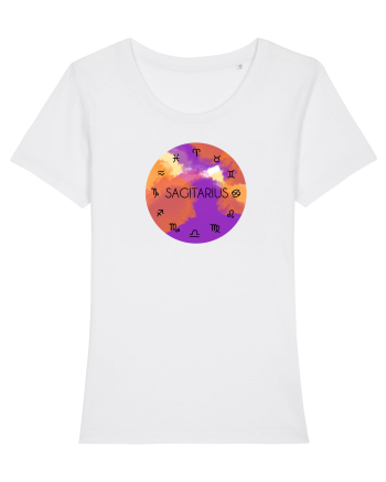 Sagitarius Astrological Sign/SAGITARIUS/Zodiac White