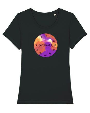 Sagitarius Astrological Sign/SAGITARIUS/Zodiac Black