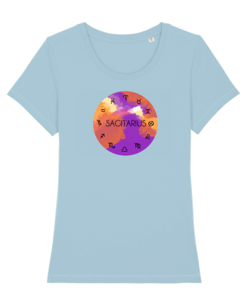 Sagitarius Astrological Sign/SAGITARIUS/Zodiac Sky Blue