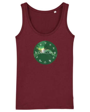 Capricorn Astrological Sign/COPRICORN/Zodiac Burgundy