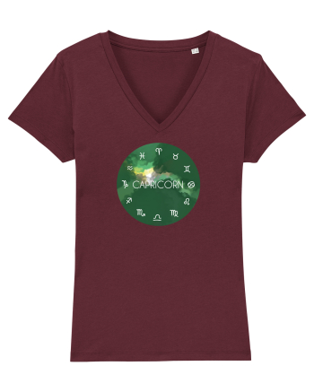 Capricorn Astrological Sign/COPRICORN/Zodiac Burgundy