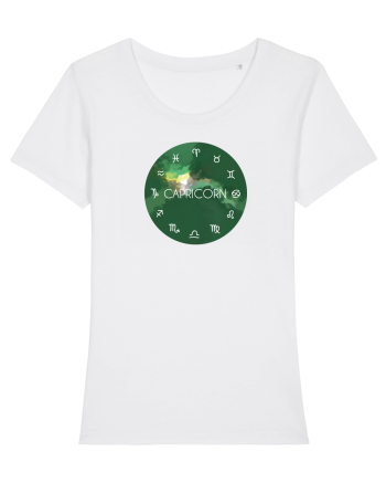 Capricorn Astrological Sign/COPRICORN/Zodiac White