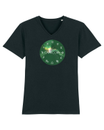 Capricorn Astrological Sign/COPRICORN/Zodiac Tricou mânecă scurtă guler V Bărbat Presenter