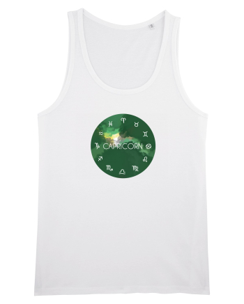 Capricorn Astrological Sign/COPRICORN/Zodiac White