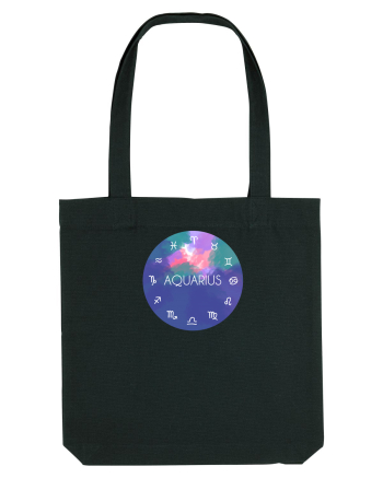 Aquarius Astrological Sign/AQUARIUS/Zodiac Black