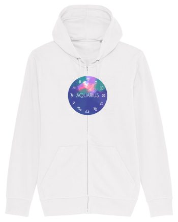 Aquarius Astrological Sign/AQUARIUS/Zodiac White