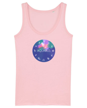 Aquarius Astrological Sign/AQUARIUS/Zodiac Cotton Pink
