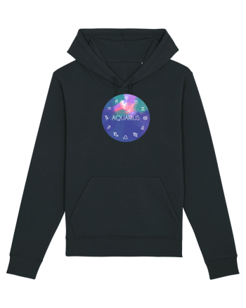 Aquarius Astrological Sign/AQUARIUS/Zodiac Black