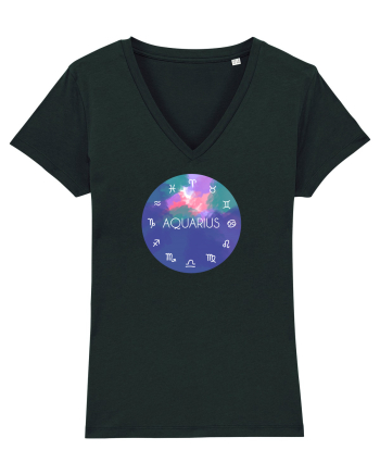 Aquarius Astrological Sign/AQUARIUS/Zodiac Black
