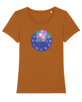 Aquarius Astrological Sign/AQUARIUS/Zodiac Roasted Orange