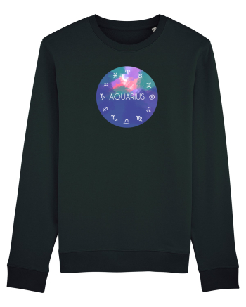 Aquarius Astrological Sign/AQUARIUS/Zodiac Black