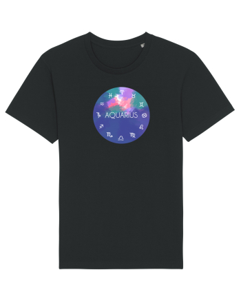 Aquarius Astrological Sign/AQUARIUS/Zodiac Black