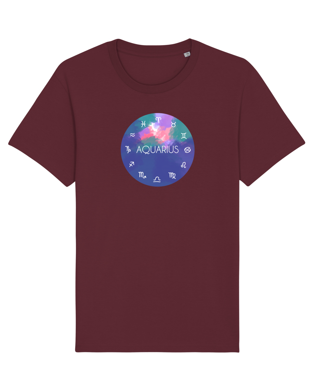 Tricou mânecă scurtă Unisex Rocker Burgundy