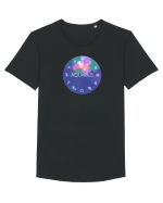 Aquarius Astrological Sign/AQUARIUS/Zodiac Tricou mânecă scurtă guler larg Bărbat Skater
