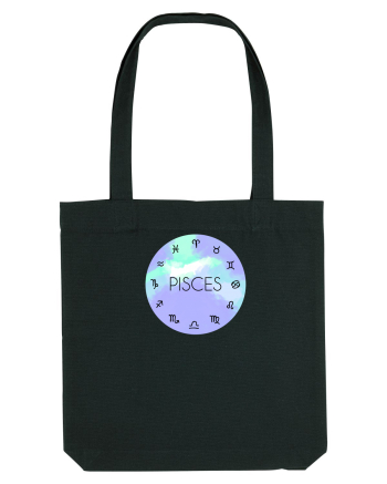 Pisces Astrological Sign/PISCES/Zodiac Black