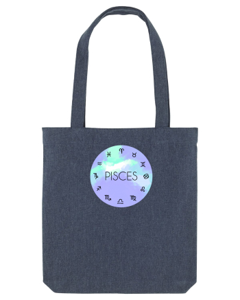 Pisces Astrological Sign/PISCES/Zodiac Midnight Blue