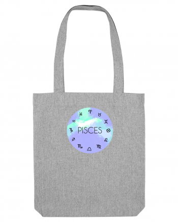 Pisces Astrological Sign/PISCES/Zodiac Heather Grey