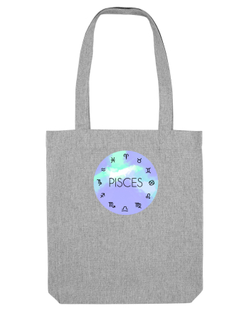 Pisces Astrological Sign/PISCES/Zodiac Heather Grey