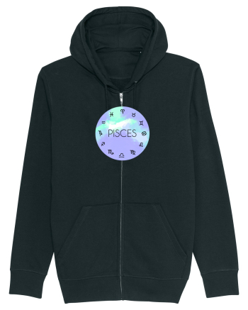 Pisces Astrological Sign/PISCES/Zodiac Black