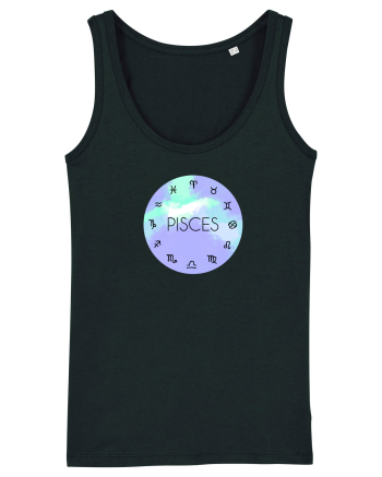 Pisces Astrological Sign/PISCES/Zodiac Black