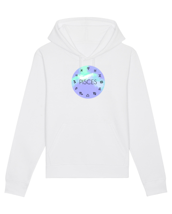 Pisces Astrological Sign/PISCES/Zodiac White