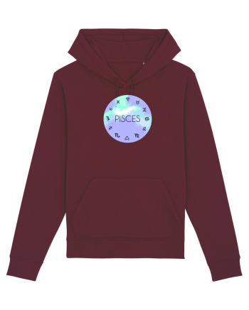 Pisces Astrological Sign/PISCES/Zodiac Burgundy
