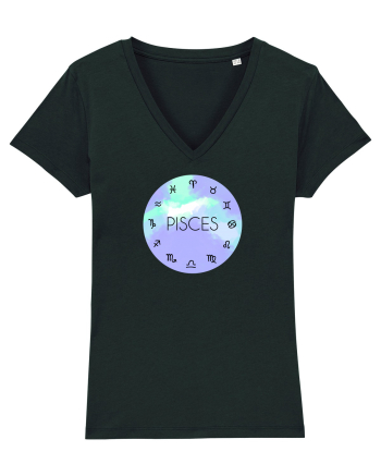 Pisces Astrological Sign/PISCES/Zodiac Black