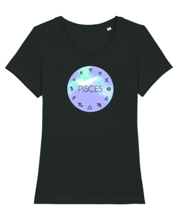Pisces Astrological Sign/PISCES/Zodiac Black