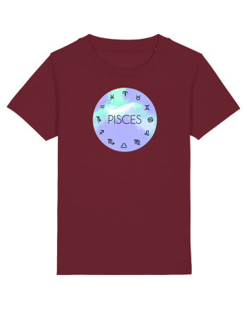 Pisces Astrological Sign/PISCES/Zodiac Burgundy