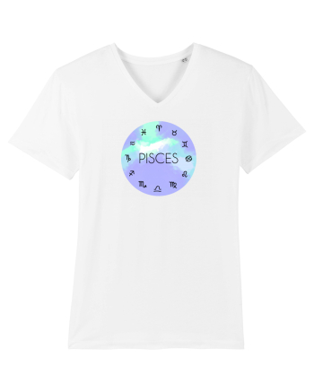 Pisces Astrological Sign/PISCES/Zodiac White