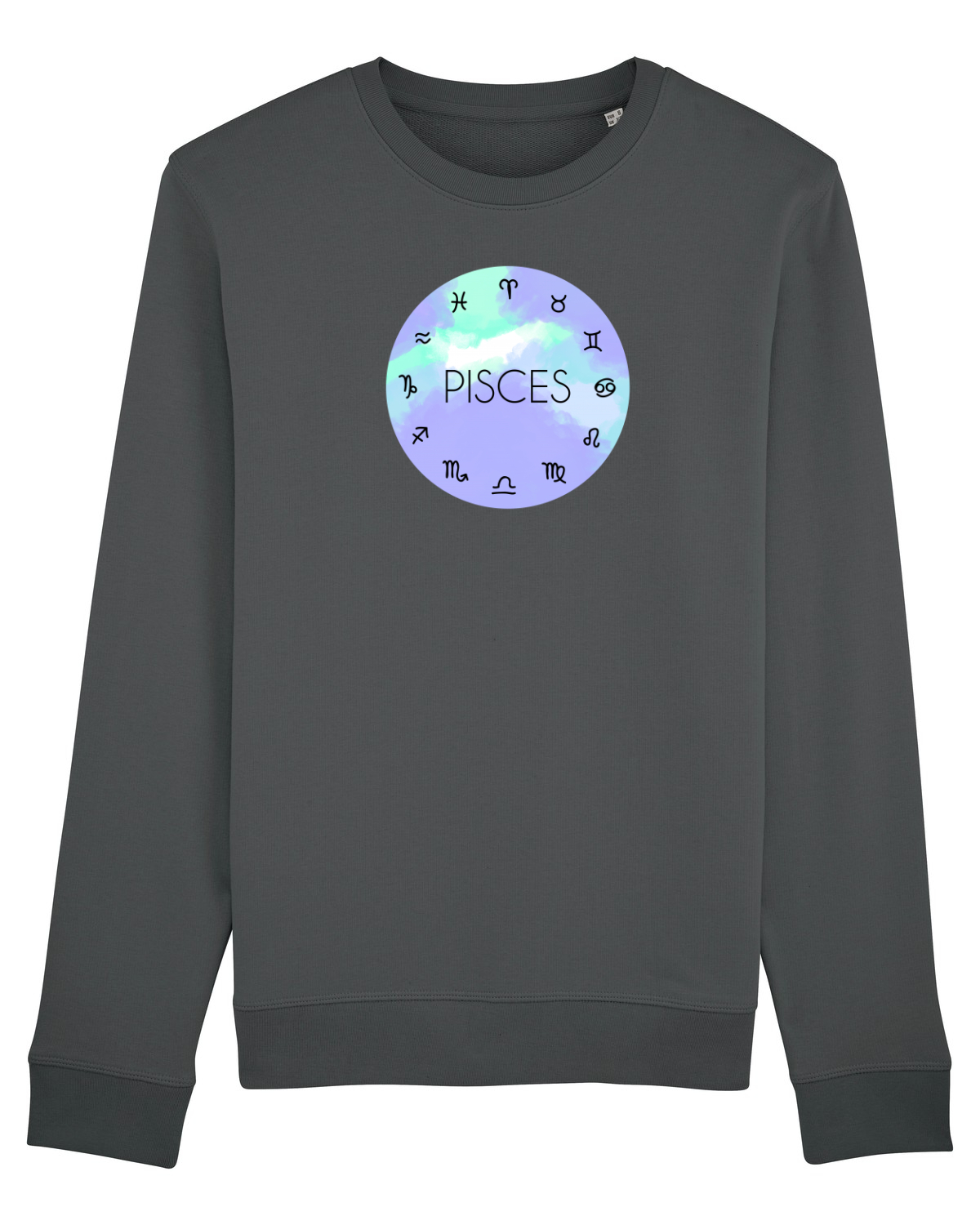 Bluză mânecă lungă Unisex Rise Anthracite