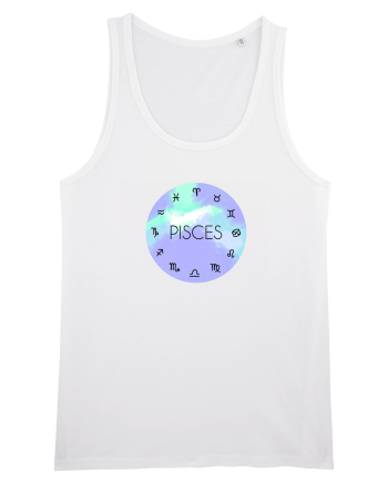 Pisces Astrological Sign/PISCES/Zodiac White