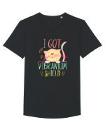 Am scut de vibranium. Pentru iubitorii de pisici  Tricou mânecă scurtă guler larg Bărbat Skater