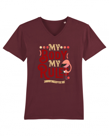 Corpul meu, regulile mele, cu flamingo Burgundy