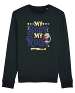 Corpul meu, regulile mele, vintage cu flamingo Bluză mânecă lungă Unisex Rise