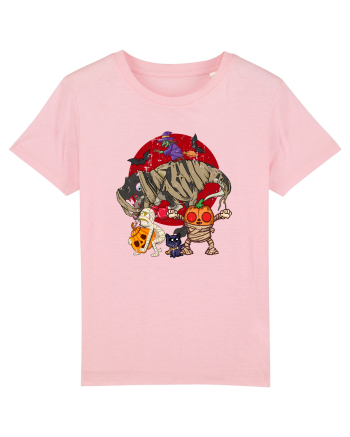 De Halloween cu dinozauri, mumii, bostani, vrahitoare lilieci si pisisi Cotton Pink
