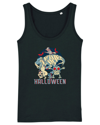 De Halloween vintage cu dinozauri, pisici si mumii si vrajitoare Black