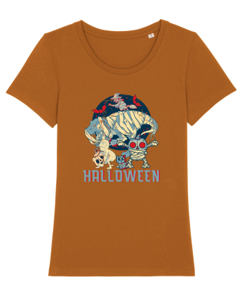 De Halloween vintage cu dinozauri, pisici si mumii si vrajitoare Roasted Orange