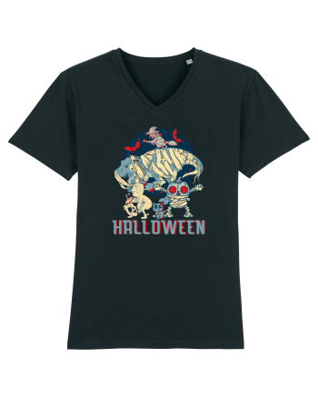 De Halloween vintage cu dinozauri, pisici si mumii si vrajitoare Black