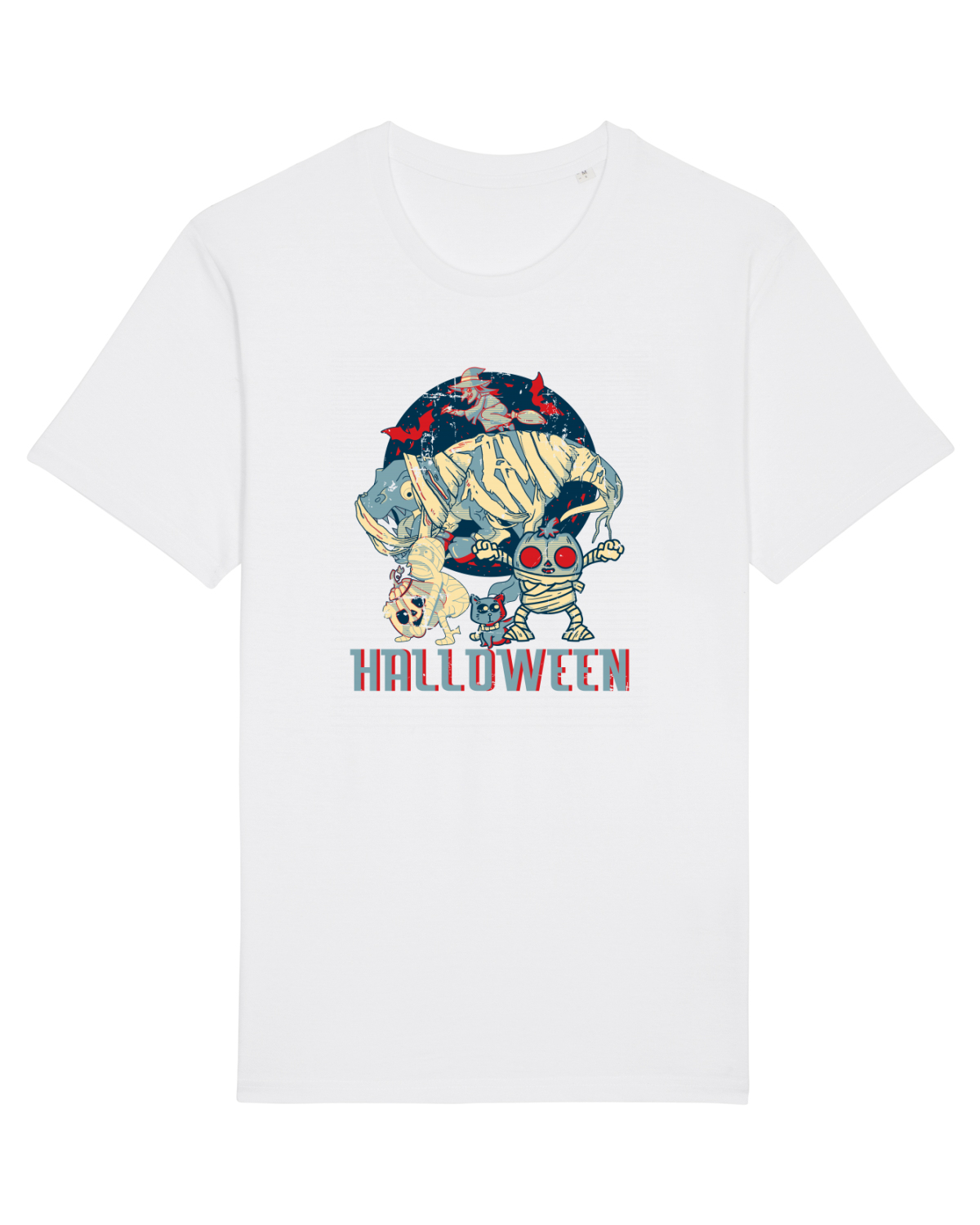 Tricou mânecă scurtă Unisex Rocker White