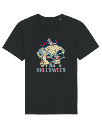 De Halloween vintage cu dinozauri, pisici si mumii si vrajitoare Black