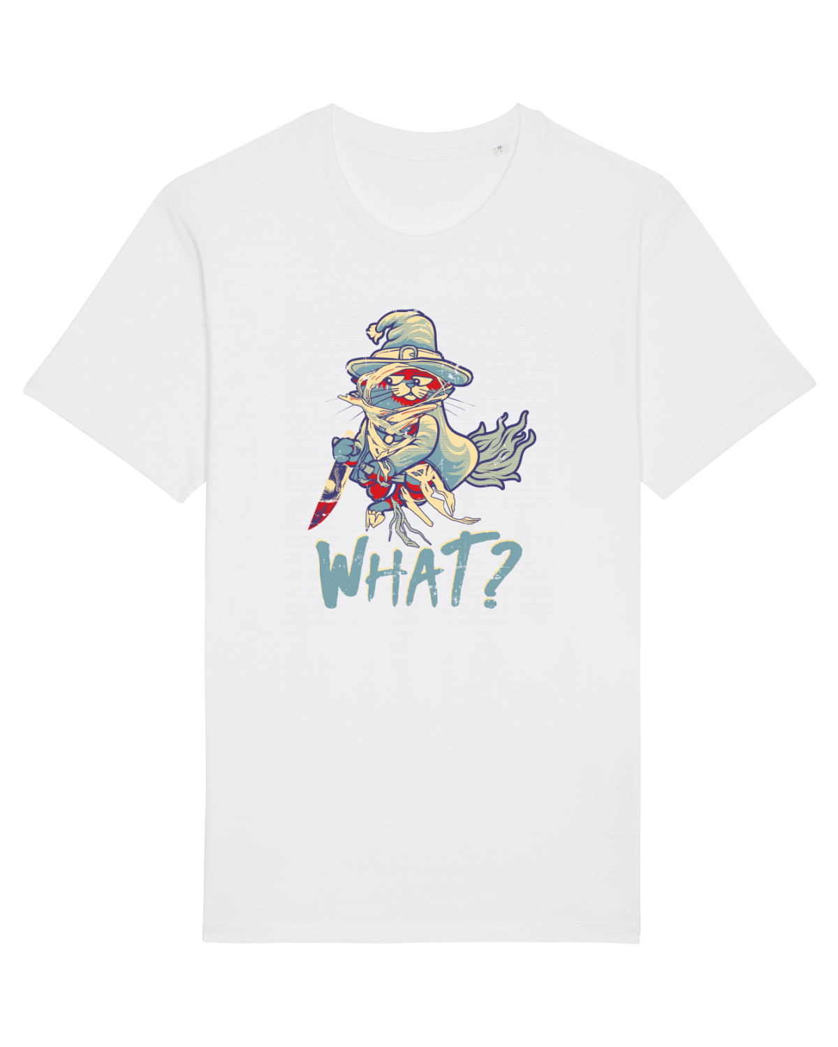 Tricou mânecă scurtă Unisex Rocker White