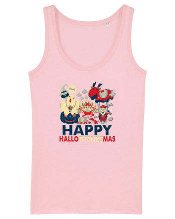 Halloween Thanksgiving si Craciunul. Design retro 3 in 1 Cotton Pink