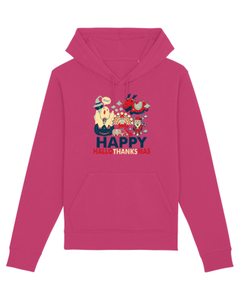 Halloween Thanksgiving si Craciunul. Design retro 3 in 1 Raspberry