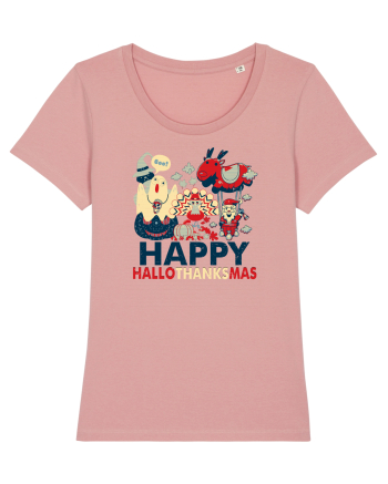 Halloween Thanksgiving si Craciunul. Design retro 3 in 1 Canyon Pink