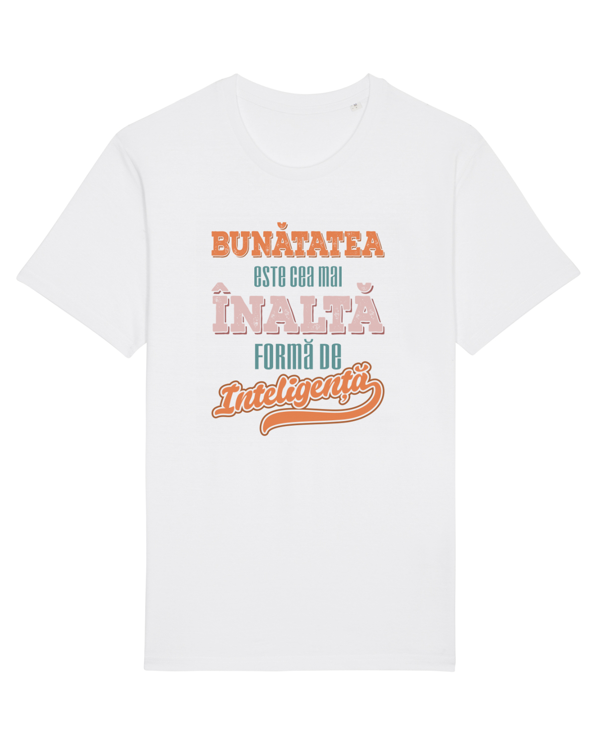 Tricou mânecă scurtă Unisex Rocker White